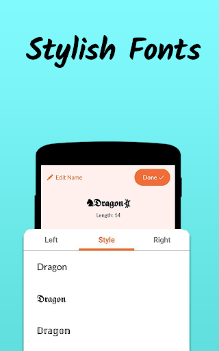 Nickname Fire: Nickfinder App - Image screenshot of android app