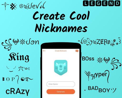 Nickname Fire: Nickfinder App - عکس برنامه موبایلی اندروید