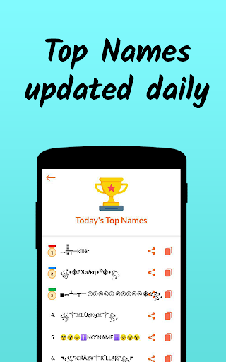 Nickname Fire: Nickfinder App - Image screenshot of android app