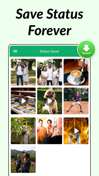 Status Saver: Status Download - عکس برنامه موبایلی اندروید