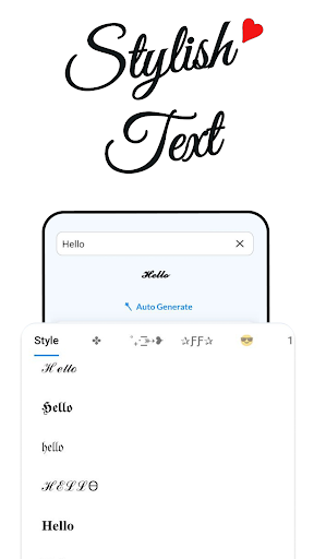 Stylish Text- Letter Style Art - عکس برنامه موبایلی اندروید