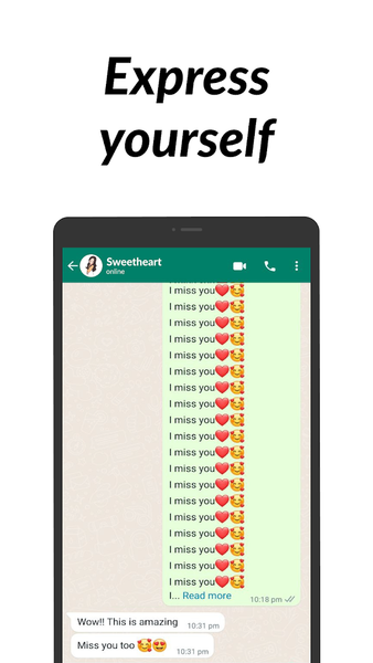 Text Repeater: Repeat Text 10K - عکس برنامه موبایلی اندروید