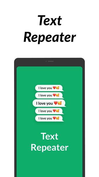Text Repeater: Repeat Text ۱۰K - عکس برنامه موبایلی اندروید