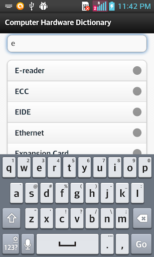 Computer Hardware Dictionary - Image screenshot of android app