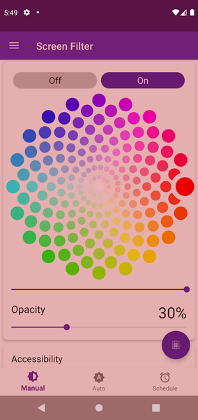 Screen Color Filter - Image screenshot of android app