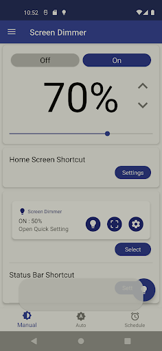 Auto Screen Dimmer - Image screenshot of android app