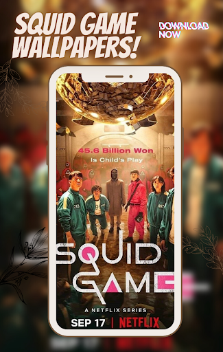 SQUID GAME WALLPAPER & STICKER - Image screenshot of android app