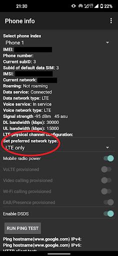 ۴G only Android ۱۱+ - عکس برنامه موبایلی اندروید
