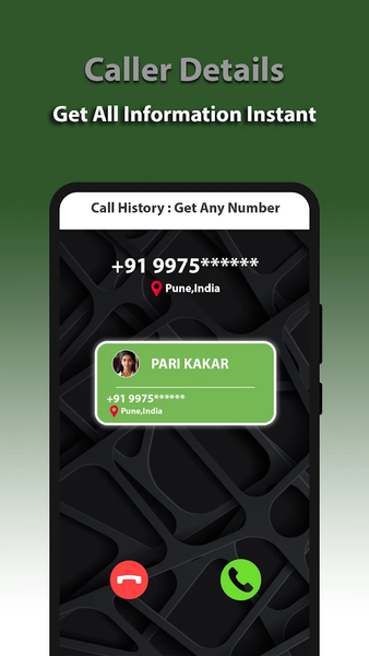 Call History Any Number Detail - عکس برنامه موبایلی اندروید