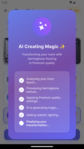 Floor Vision AI: Room Flooring - عکس برنامه موبایلی اندروید
