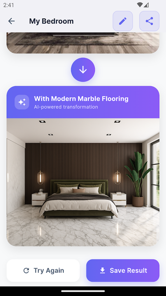 Floor Vision AI: Room Flooring - عکس برنامه موبایلی اندروید