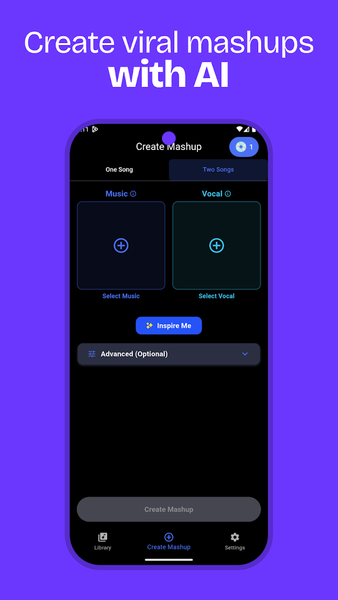 AI DJ - Mashup Maker Vocal - عکس برنامه موبایلی اندروید