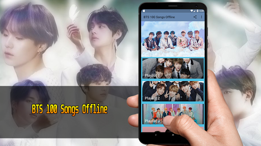 BTS 100 Songs Offline - Image screenshot of android app