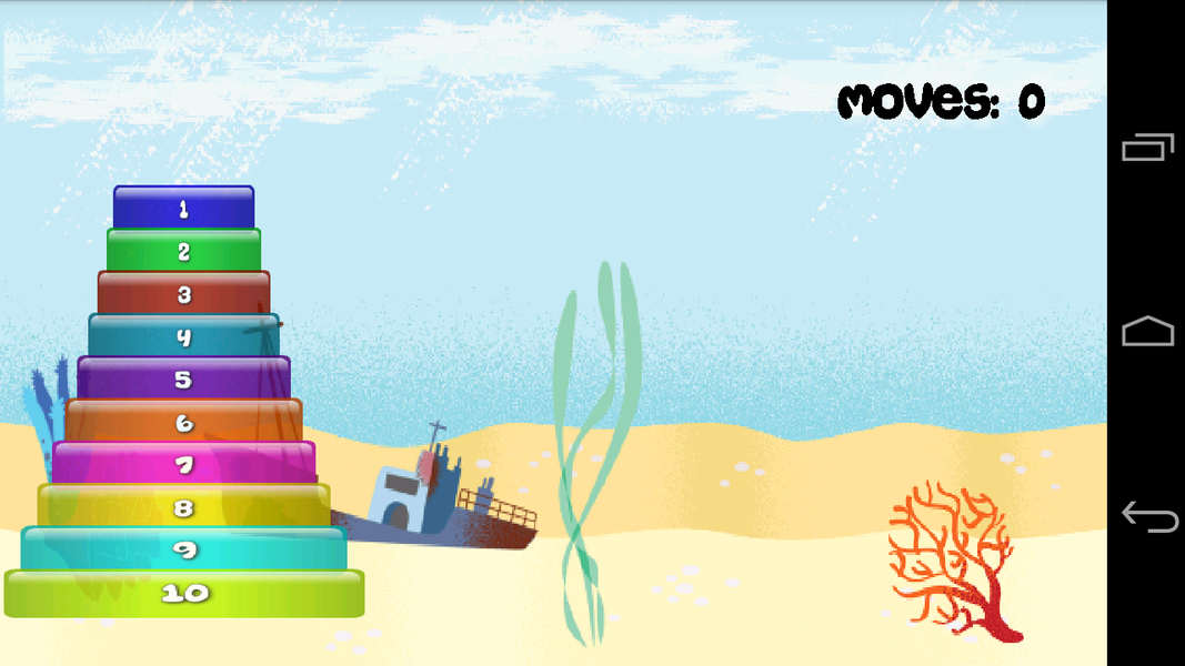 Hanoi Towers - عکس بازی موبایلی اندروید