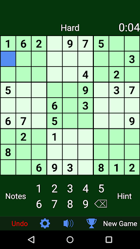 Sudoku - Gameplay image of android game