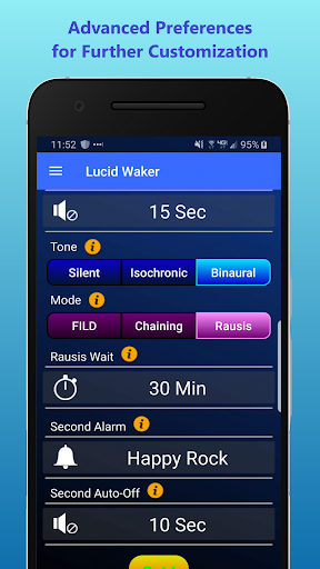 Lucid Waker: Lucid Dream Alarm - عکس برنامه موبایلی اندروید