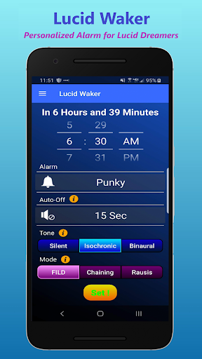 Lucid Waker: Lucid Dream Alarm - عکس برنامه موبایلی اندروید