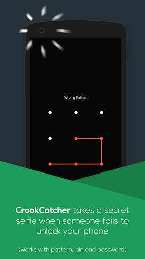 CrookCatcher — Anti theft app - Image screenshot of android app