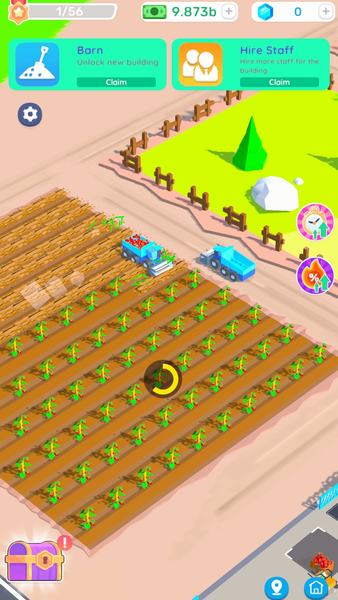 Farming Land-Idle Village Town - عکس بازی موبایلی اندروید