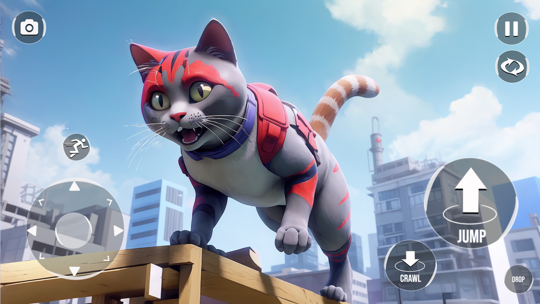 Cat Parkour Obby Game 3D Obbys - Gameplay image of android game