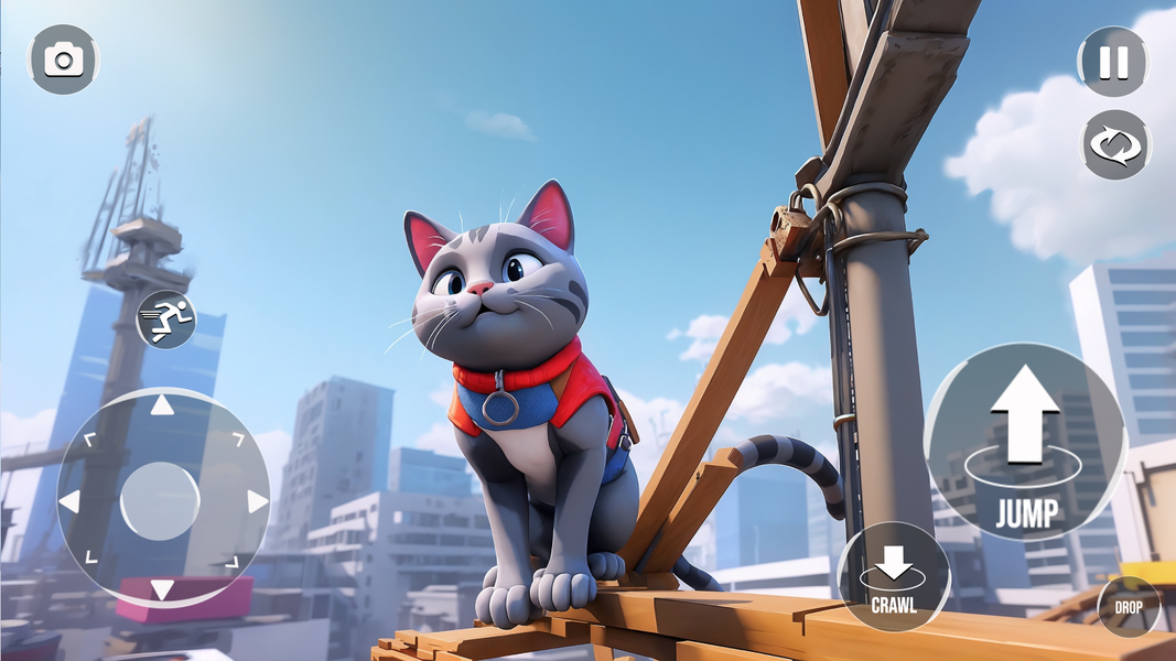Cat Parkour Obby Game 3D Obbys - Gameplay image of android game
