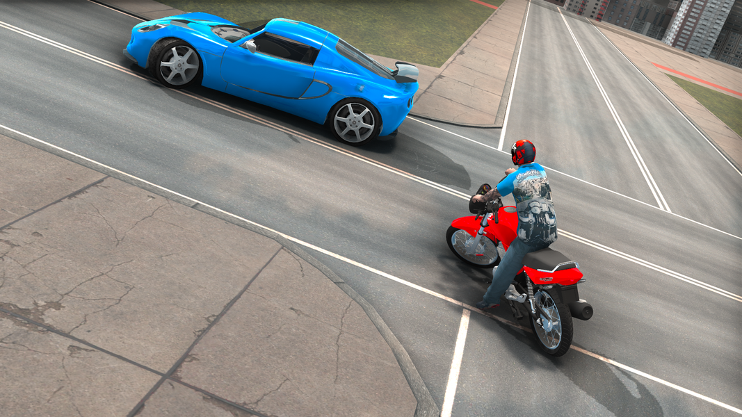 Grau brazilian MX wheelie bike - Gameplay image of android game