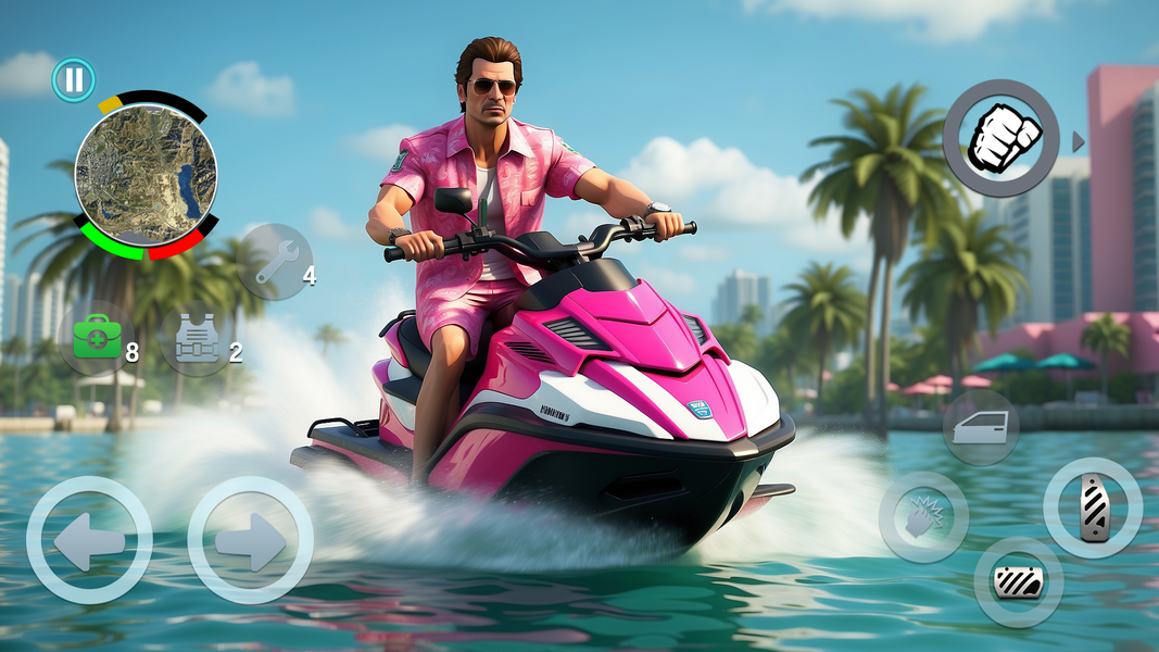 Gangster Crime: Open World - Gameplay image of android game