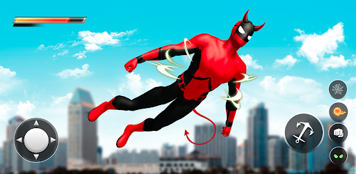 Spider Rope Hero Crime City - Image screenshot of android app