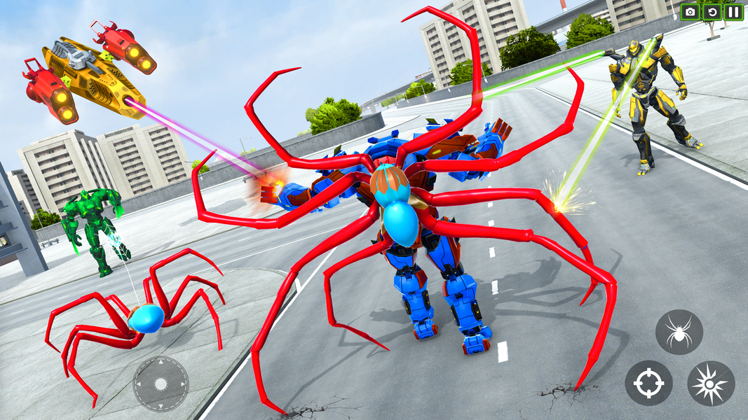 Spider Robot Game: Spider Hero - Gameplay image of android game