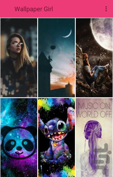 والپیپر دخترانه - عکس برنامه موبایلی اندروید