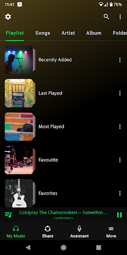 Music Player – پخش کنندهی موسیقی - عکس برنامه موبایلی اندروید