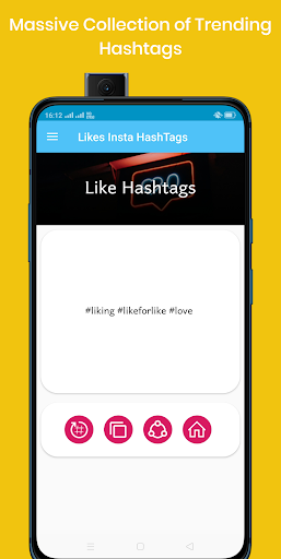 Likes - Hashtags & followers - Image screenshot of android app