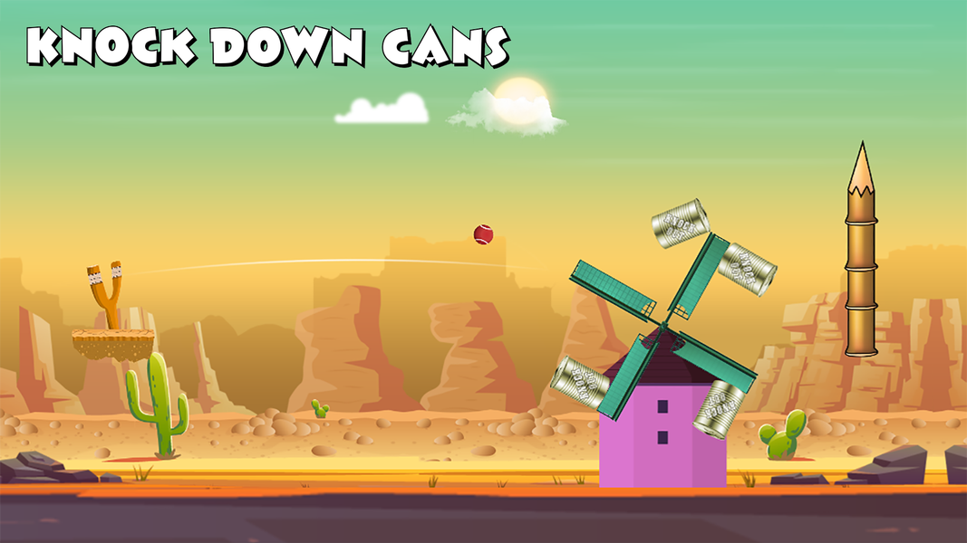 Hit Tin Boom Swipe Slingshot - عکس بازی موبایلی اندروید