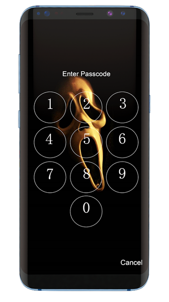 Ghost Face Lock Screen - Image screenshot of android app