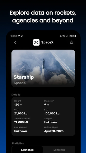 LaunchX - Space Launch Tracker - عکس برنامه موبایلی اندروید