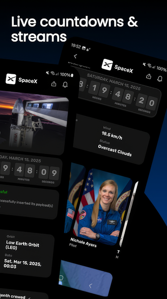 LaunchX - Space Launch Tracker - عکس برنامه موبایلی اندروید