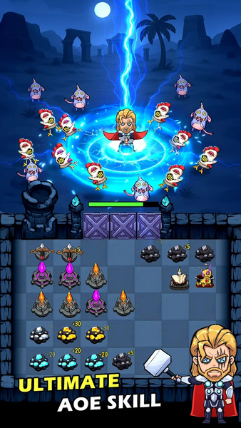 Haunted Defense War Battle - Gameplay image of android game