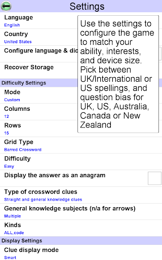 Crossword Unlimited - عکس بازی موبایلی اندروید