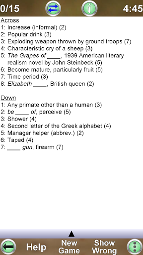 Crossword Unlimited - عکس بازی موبایلی اندروید