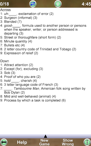 Crossword Unlimited - عکس بازی موبایلی اندروید