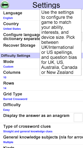 Arrow Crossword - Gameplay image of android game