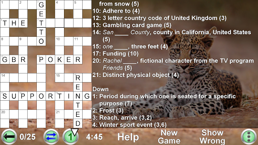 Barred Crossword - Gameplay image of android game
