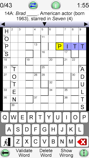 Barred Crossword - عکس بازی موبایلی اندروید