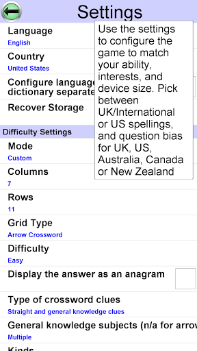 Barred Crossword - Gameplay image of android game