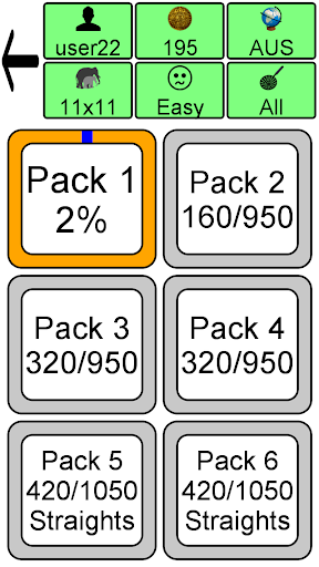 Crossword - Gameplay image of android game