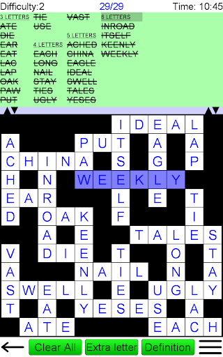 Word Fit Puzzle - Gameplay image of android game