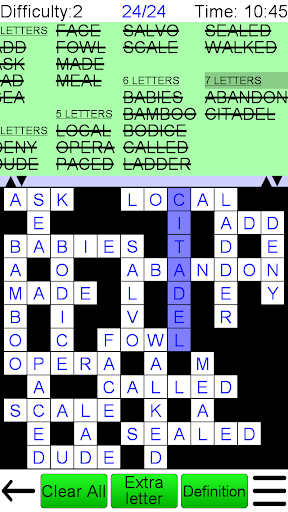 Word Fit Puzzle - Gameplay image of android game