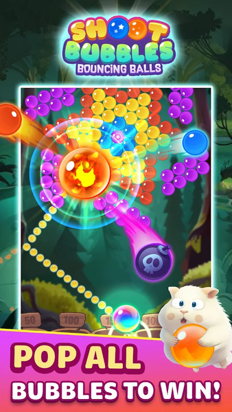Shoot Bubbles: Bouncing Balls - عکس بازی موبایلی اندروید