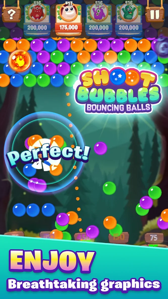 Shoot Bubbles: Bouncing Balls - عکس بازی موبایلی اندروید