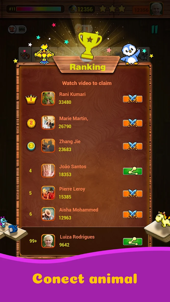 Onet X Connect Matched Animal - عکس بازی موبایلی اندروید